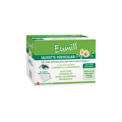 Eumill salviette perioculari 20 pezzi