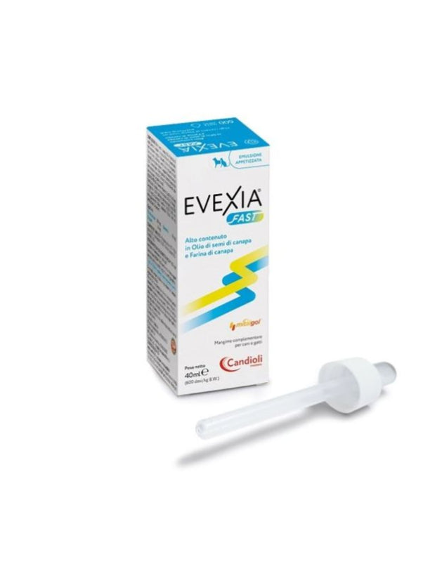 Exevia Fast Gocce 40 ml - Per Cani e Gatti - Exevia Fast Gocce 40 ml - Per Cani e Gatti