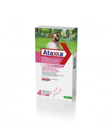 Ataxxa Spot-On Soluz 4 Pipette 1 Ml 500 Mg + 100 Mg Cani Da4 A 10 Kg