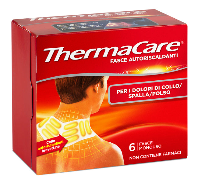 Thermacare collo, spalle, polso fasce autoriscaldanti 6 pezzi