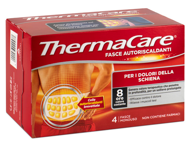 Thermacare Schiena fasce autoriscaldanti per schiena 4 pezzi