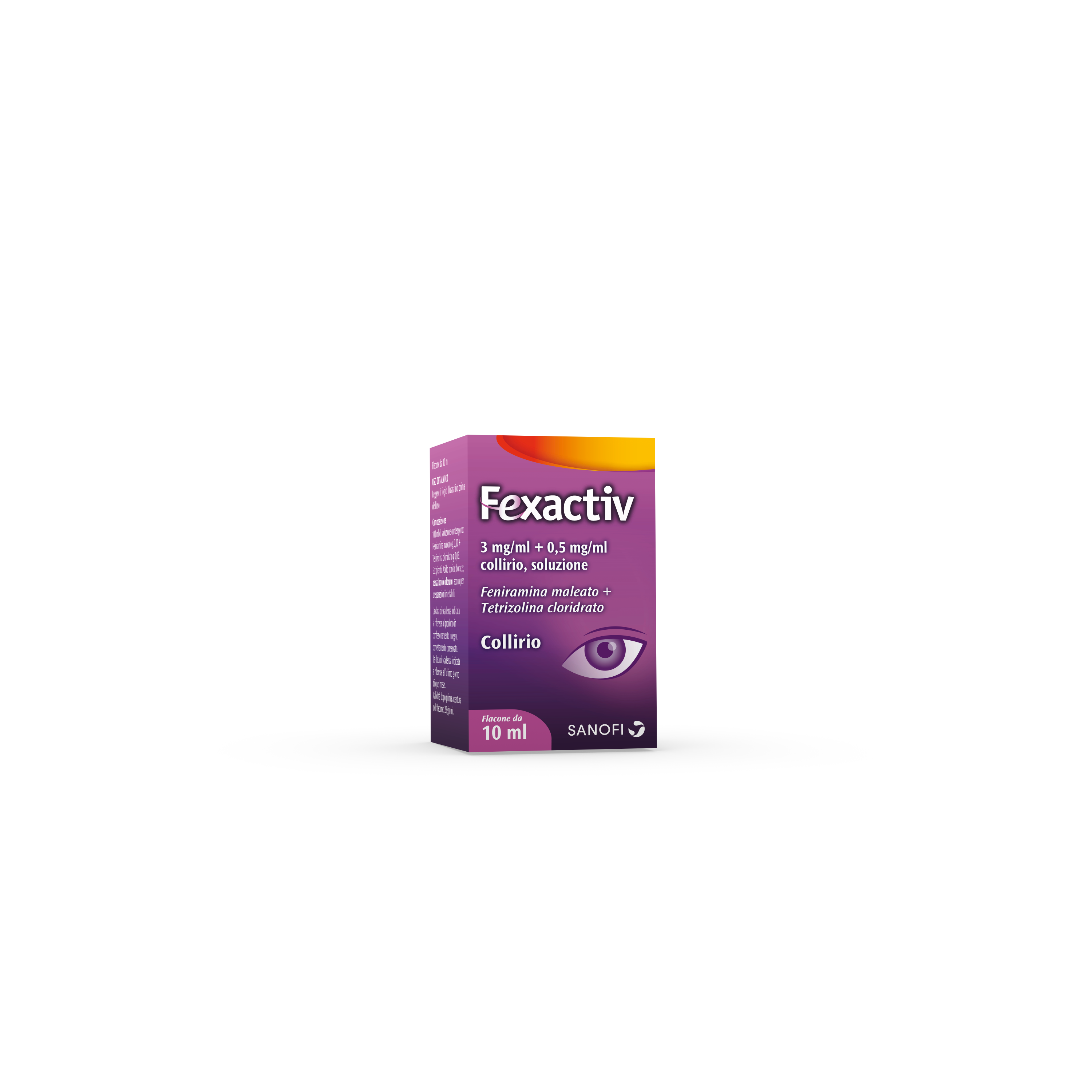 FEXACTIV 3 MG/ML + 0,5 MG/ML COLLIRIO SOLUZIONE - FEXACTIV 3 MG/ML + 0,5 MG/ML COLLIRIO SOLUZIONE