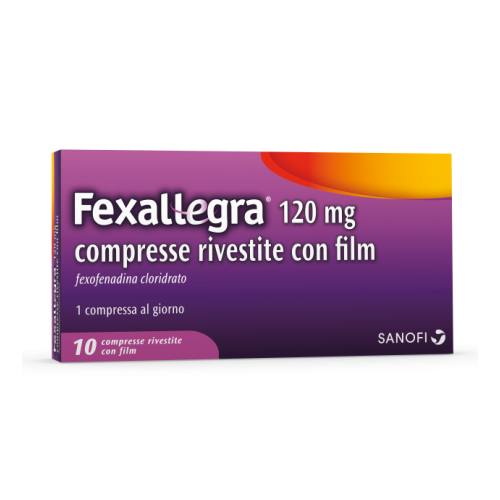 FEXALLEGRA 120 MG COMPRESSE RIVESTITE CON FILM - FEXALLEGRA 120 MG COMPRESSE RIVESTITE CON FILM