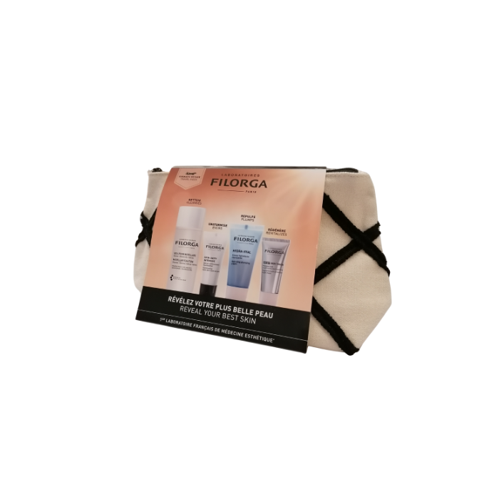 Filorga Discovery Kit Summer Micellar solution 50 ml+ Skin Unify Intensive 7 ml + Hydra Hyal Cream 15 ml + NCEF Night Mask 15 ml