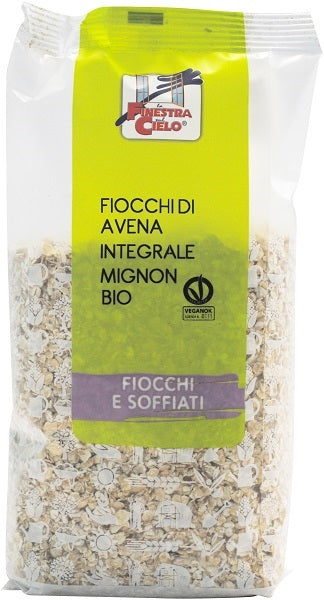 FIOCCHI DI AVENA INTEGRALE MIGNON BIO 500 G - FIOCCHI DI AVENA INTEGRALE MIGNON BIO 500 G