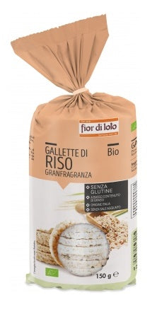 FIOR DI LOTO GALLETTE RISO GRANFRAGRANZA 150 G - FIOR DI LOTO GALLETTE RISO GRANFRAGRANZA 150 G