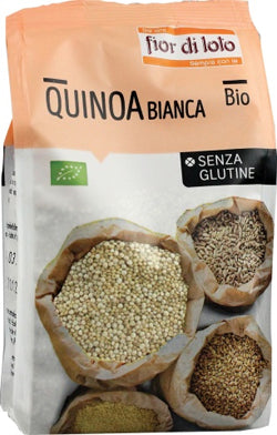 FIOR DI LOTO QUINOA BIANCA SENZA GLUTINE BIO 400 G - FIOR DI LOTO QUINOA BIANCA SENZA GLUTINE BIO 400 G