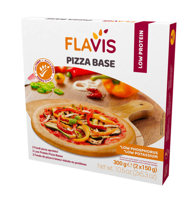 FLAVIS PIZZA BASE 2 FONDI PIZZA APROTEICI DA 150 G