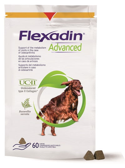 FLEXADIN ADVANCED CANE TUTTE LE TAGLIE 60 TAVOLETTE APPETIBILI - FLEXADIN ADVANCED CANE TUTTE LE TAGLIE 60 TAVOLETTE APPETIBILI