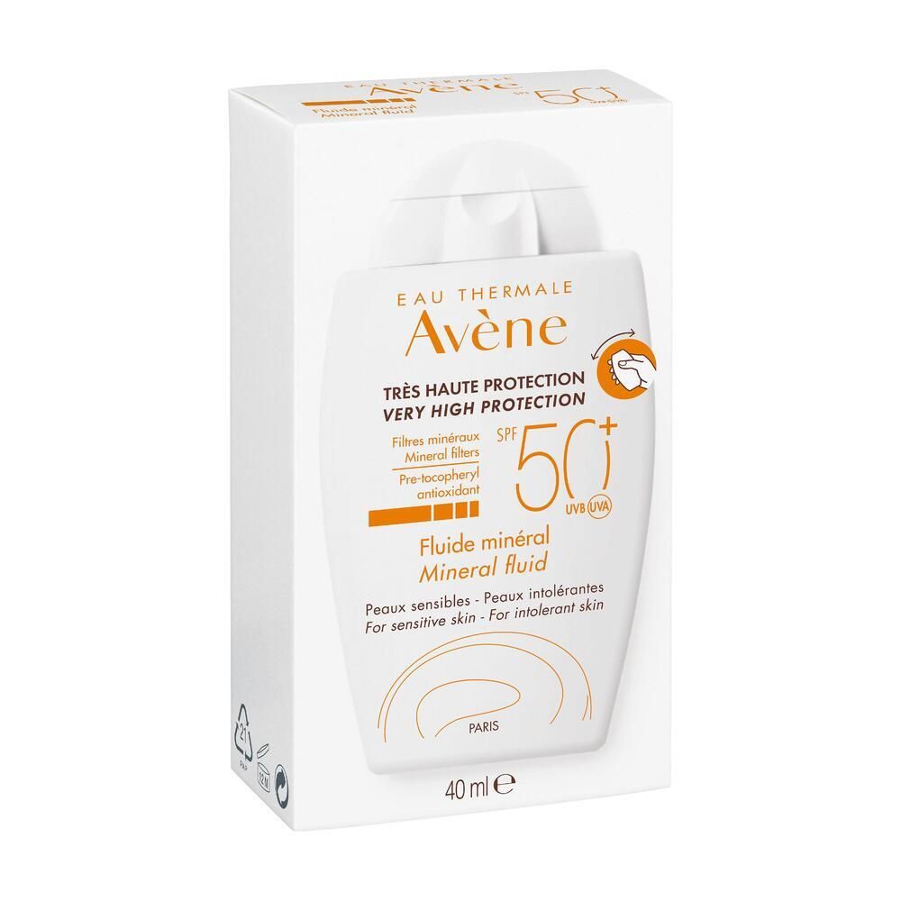 Eau Thermale Avène Sol Fluido Minerale SPF 50+ Nuova Formula 40 ml
