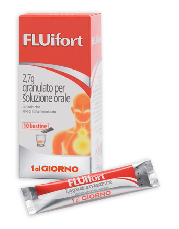 Fluifort 10 Bustine Granulato 2,7g/10ml - Fluifort 10 Bustine Granulato 2,7g/10ml