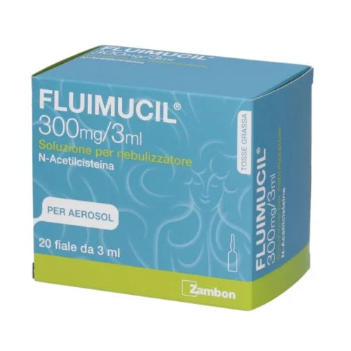 FLUIMUCIL*soluz nebul 20 fiale in vetro 300 mg 3 ml