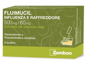 FLUIMUCL INFLUENZA E RAFFREDDORE 500 MG/ 60 MG GRANULATO PER SOLUZIONEORALE