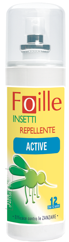 FOILLE INSETTI REPELLENTE ACTIVE 100 ML - FOILLE INSETTI REPELLENTE ACTIVE 100 ML