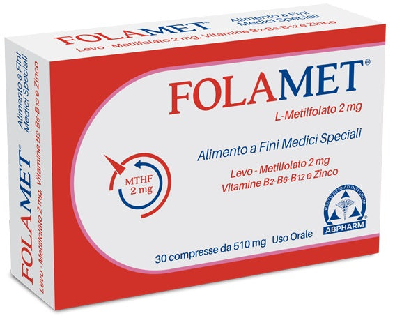 FOLAMET 30 COMPRESSE 500 MG - FOLAMET 30 COMPRESSE 500 MG