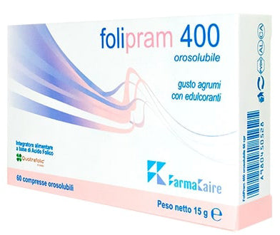 FOLIPRAM 400 60 COMPRESSE OROSOLUBILI GUSTO AGRUMI
