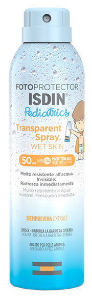 ISDIN Fotoprotector Transparent Spray Wet Skin Pediatrics SPF 50 250ml
