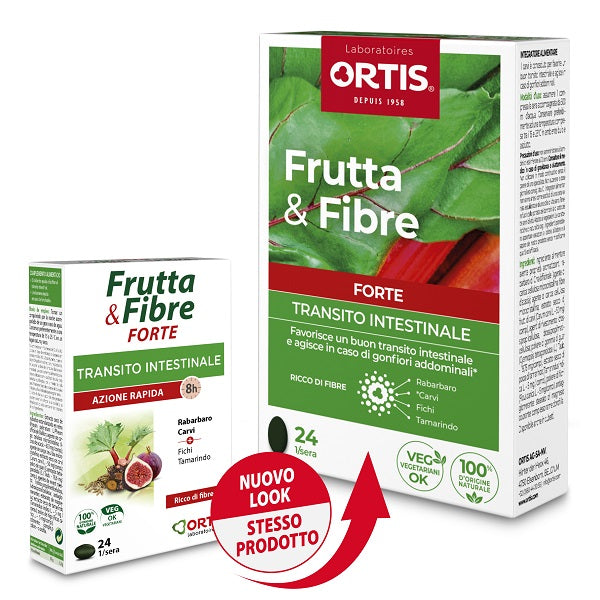 FRUTTA & FIBRE FORTE 24 COMPRESSE - FRUTTA & FIBRE FORTE 24 COMPRESSE