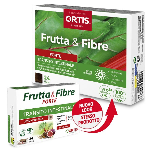 FRUTTA & FIBRE FORTE 24 CUBETTI - FRUTTA & FIBRE FORTE 24 CUBETTI