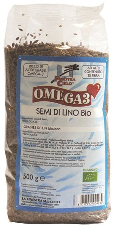 FSC OMEGA3 SEMI DI LINO BIO AD ALTO CONTENUTO DI FIBRA 500 G - FSC OMEGA3 SEMI DI LINO BIO AD ALTO CONTENUTO DI FIBRA 500 G