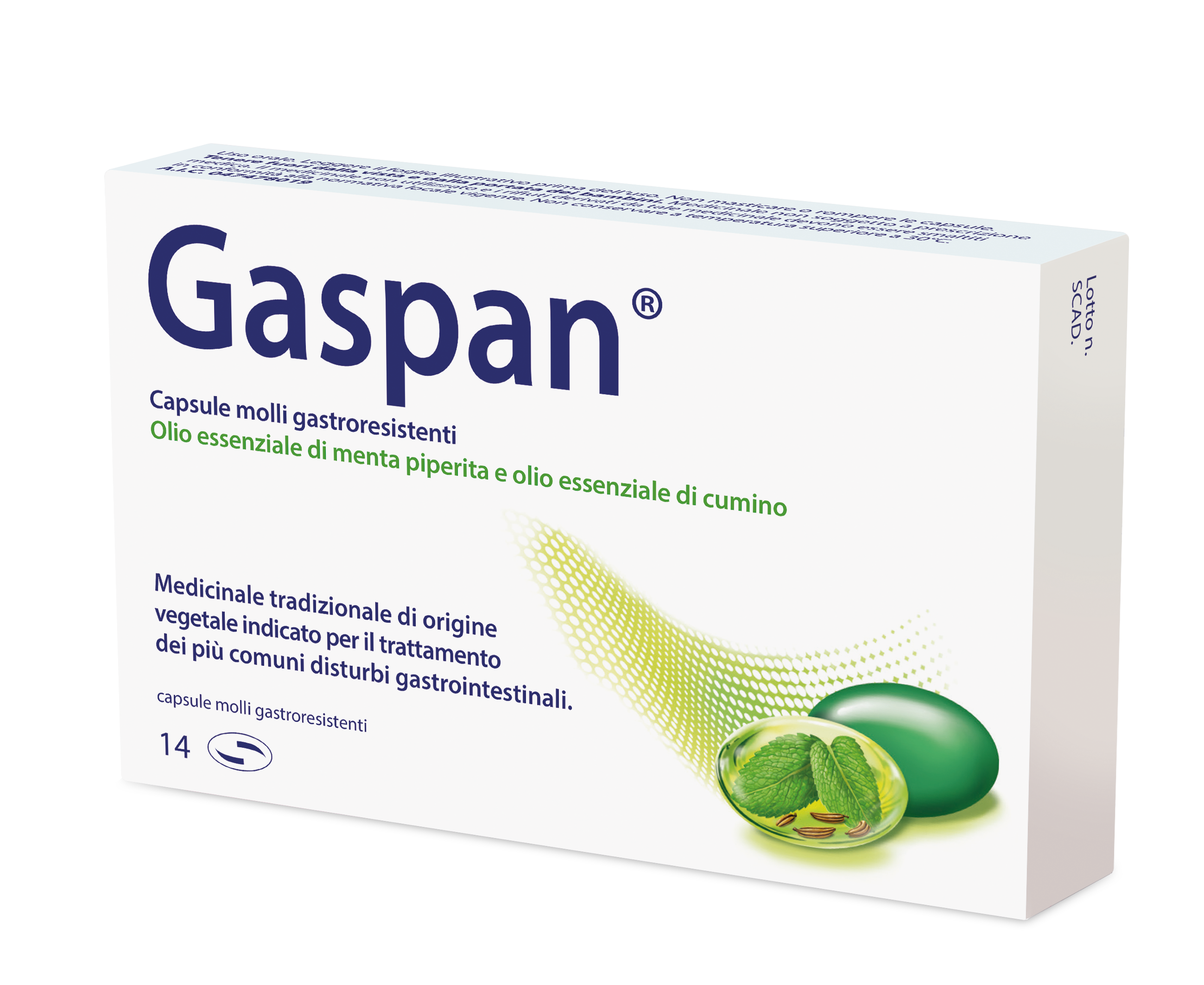 GASPAN*14 cps molli gastrores 90 mg + 50 mg - GASPAN*14 cps molli gastrores 90 mg + 50 mg