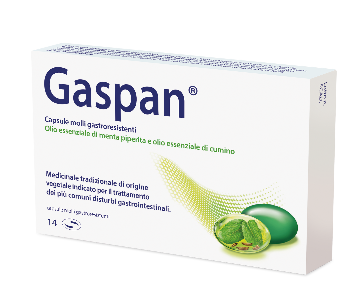 GASPAN*14 cps molli gastrores 90 mg + 50 mg