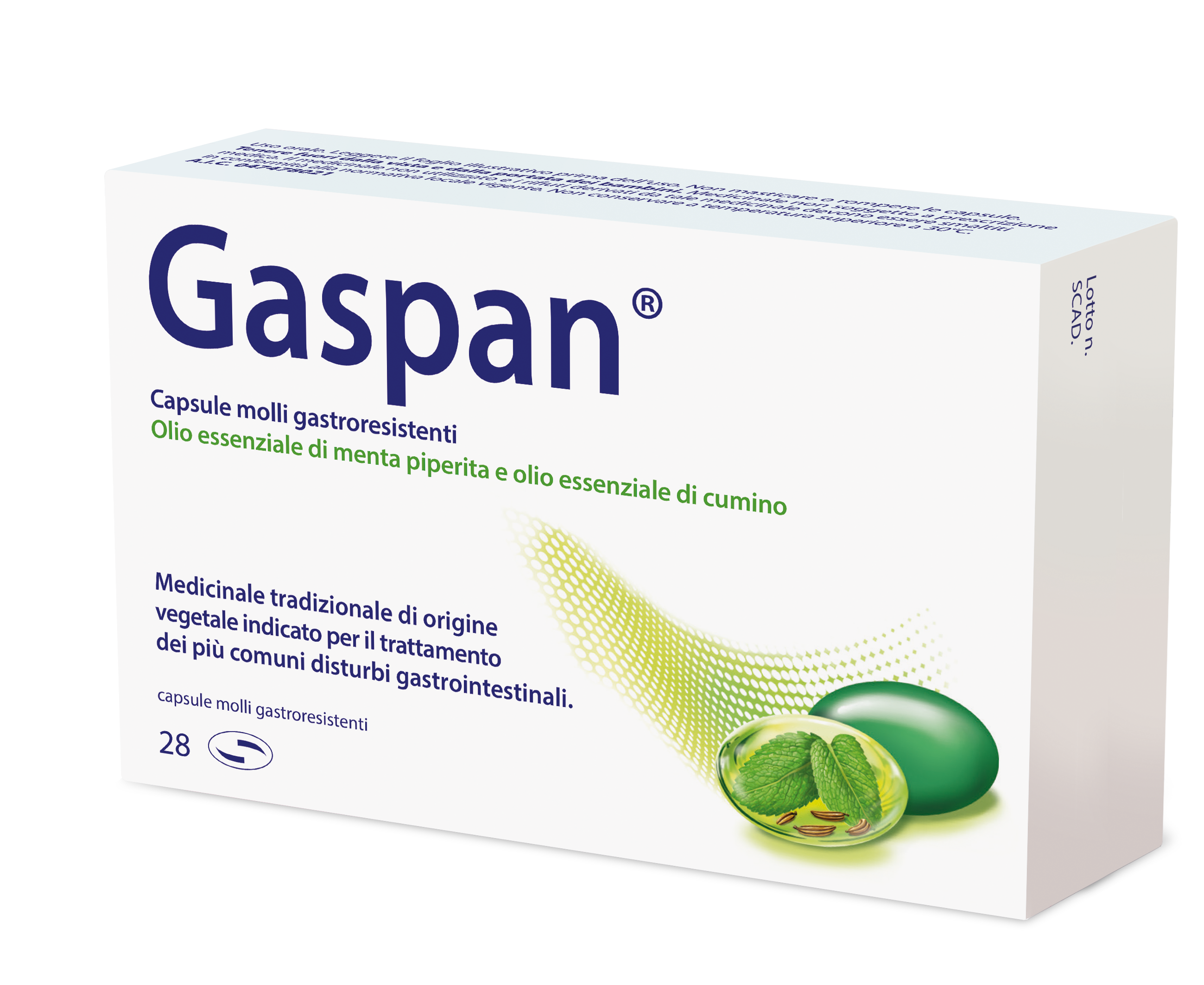 GASPAN*28 cps molli gastrores 90 mg + 50 mg - GASPAN*28 cps molli gastrores 90 mg + 50 mg