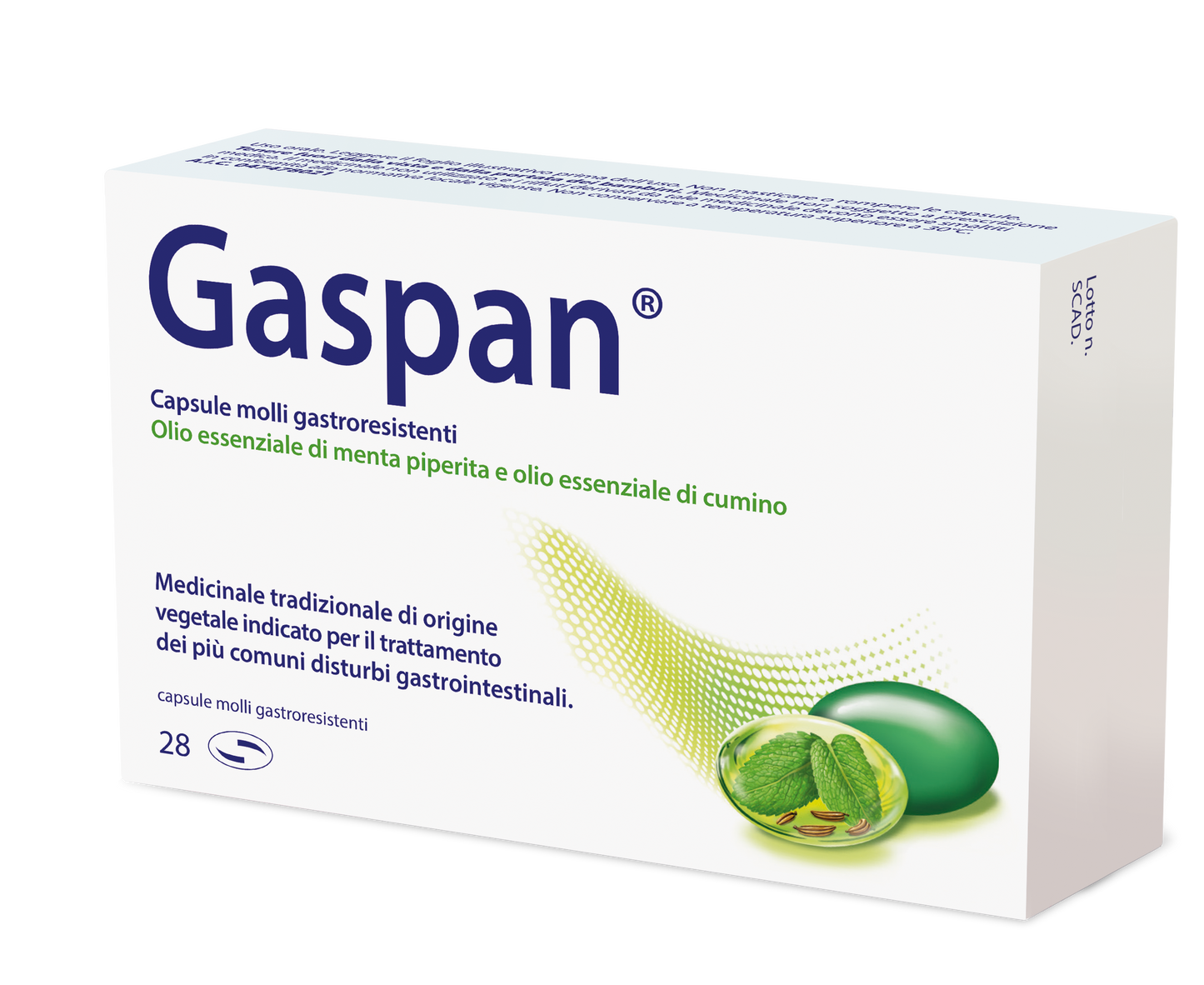GASPAN*28 cps molli gastrores 90 mg + 50 mg