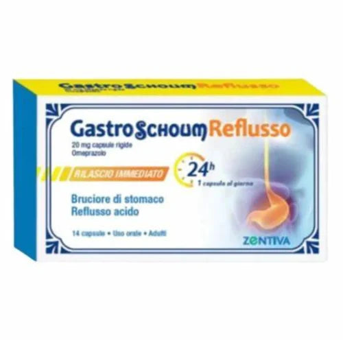 GASTROSCHOUM REFLUSSO*14 cps 20 mg - GASTROSCHOUM REFLUSSO*14 cps 20 mg