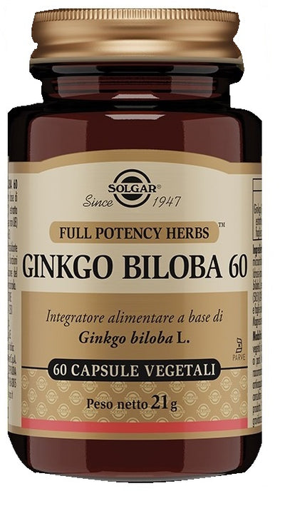 GINKGO BILOBA 60 60 CAPSULE VEGETALI