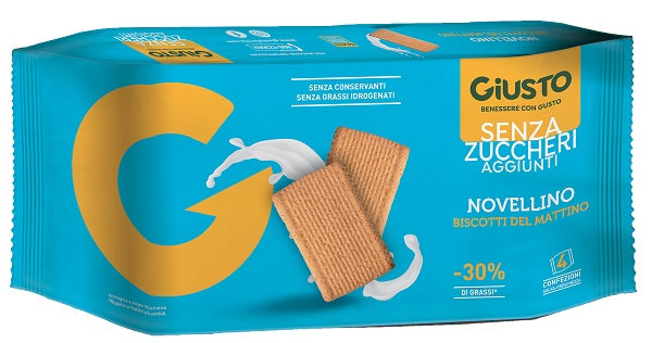Giusto Senza Zuccheri Biscotti Novellino 350g