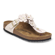 PIANINFRAD BIRKENSTOCK GIZEH FLOWERS LIGHT ROSE NATURAL LEATHER 38