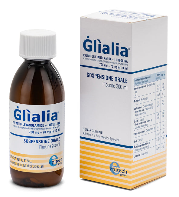 GLIALIA SOSPENSIONE ORALE 700 MG + 70 MG 200 ML - GLIALIA SOSPENSIONE ORALE 700 MG + 70 MG 200 ML