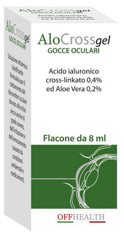 GOCCE OCULARI ALOCROSS ACIDO IALURONICO CROSS-LINKATO 0,2% EALOE VERA 8 ML