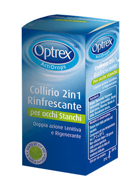 Gocce Oculari Optrex Actidrops 2In1 Rinfrescante Occhi Stanchi 1 Pezzo - Gocce Oculari Optrex Actidrops 2In1 Rinfrescante Occhi Stanchi 1 Pezzo