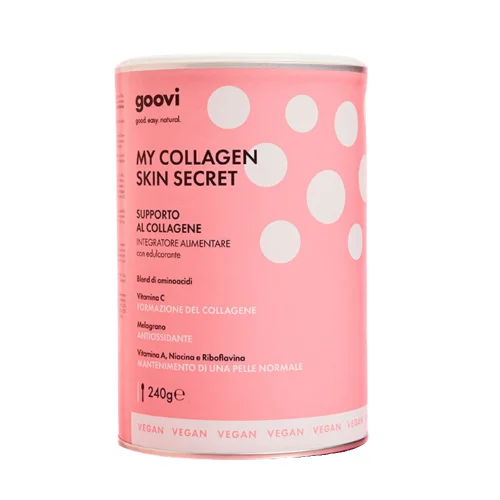 Goovi My Collagen Skin Secret Integratore Supporto Al Collagene Vegetale 240g - Goovi My Collagen Skin Secret Integratore Supporto Al Collagene Vegetale 240g