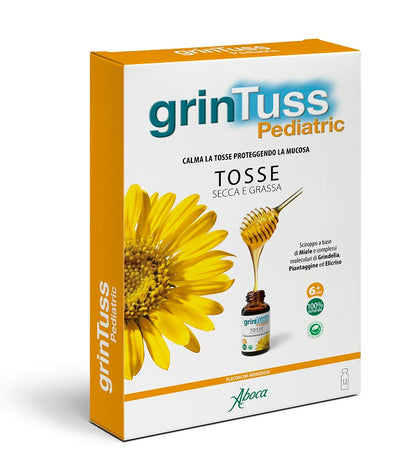 Grintuss Pediatric Sciroppo 12 Flaconcini