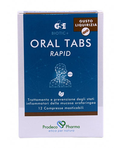 Gse Oral Tabs Rapid Gusto Liquirizia 12 Compresse