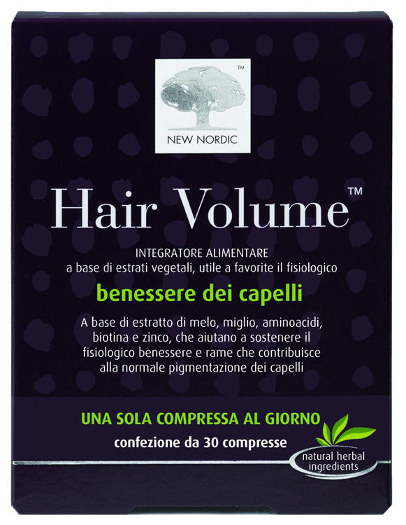 HAIR VOLUME INTEGRATORE ALIMENTARE BLISTER 30 COMPRESSE - HAIR VOLUME INTEGRATORE ALIMENTARE BLISTER 30 COMPRESSE