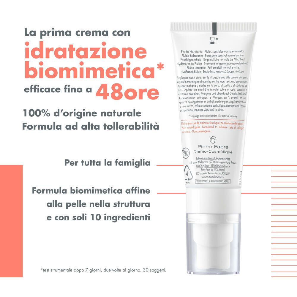 Eau Thermale Avène Tolerance Hydra 10 Fluido Idratante 40 ml