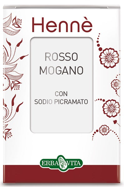 HENNE COLORANTE CAPELLI ROSSO MOGANO 100 G - HENNE COLORANTE CAPELLI ROSSO MOGANO 100 G