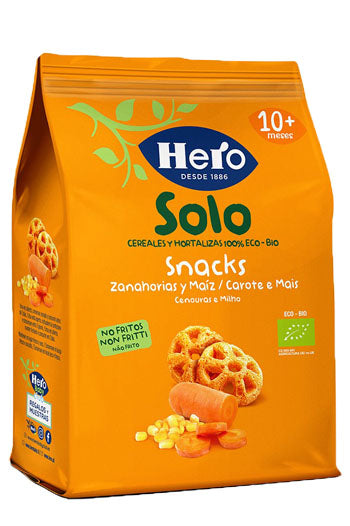 Hero Baby Solo Snack Carota Mais 40 G