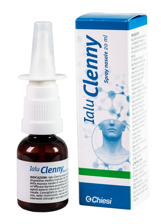 Ialu Clenny Spray Nasale Soluzione Salina Isotonica Con Acido Ialuronico E Sale Sodico 20 Ml - Ialu Clenny Spray Nasale Soluzione Salina Isotonica Con Acido Ialuronico E Sale Sodico 20 Ml