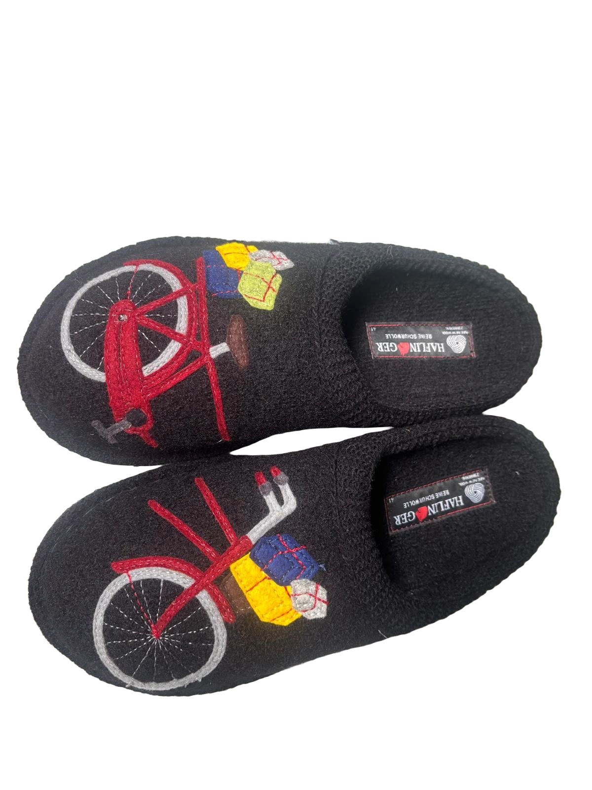 CLOGS HAFLING RADL SCHWARZ WALKSTOFF 41 1 PAIO