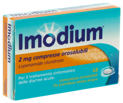 IMODIUM*12 cpr orosolubili 2 mg