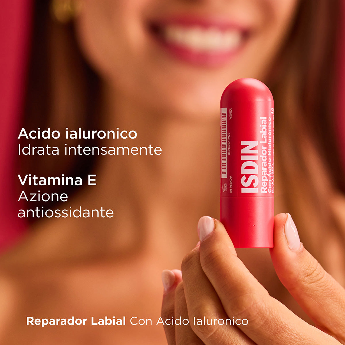 ISDIN Reparador Labial Rosso 4 g