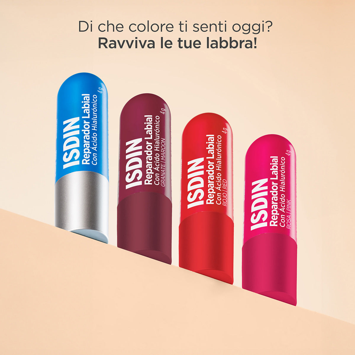 ISDIN Reparador Labial Rosso 4 g
