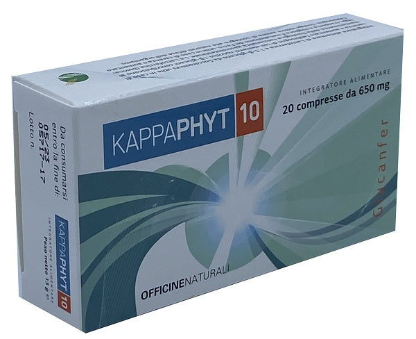 KAPPAPHYT 10 20 COMPRESSE DA 650 MG - KAPPAPHYT 10 20 COMPRESSE DA 650 MG
