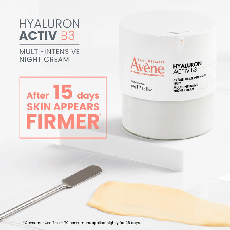 Eau Thermale Avène Hyaluron Activ B3 Crema Notte Multi-Intensiva Antirughe 40 ml