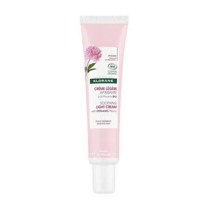 Klorane Crema Leggera Lenitiva alla Peonia Bio Pelle Sensibile 40ml